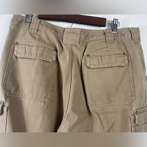 Duluth Trading Cargo Khaki Men’s Pants in Size 16x31 - Picture 3 of 6